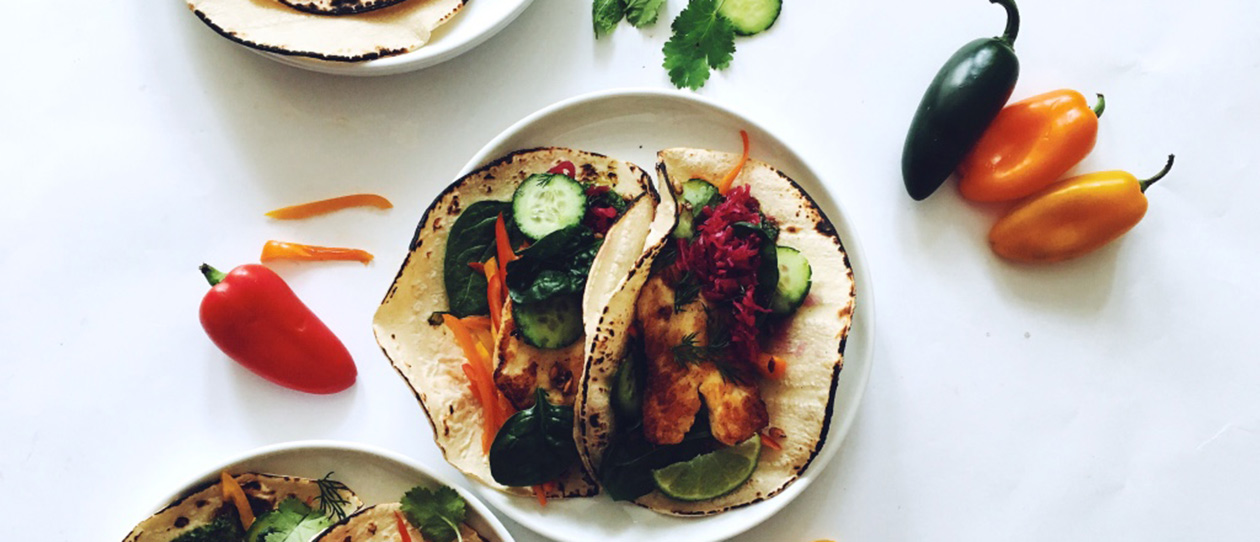 FODMAP-friendly haloumi tacos